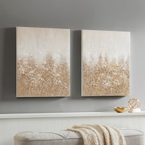 gold glimmer gold wall art   