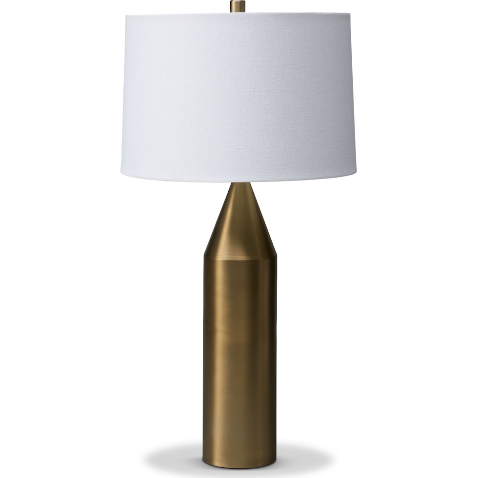 gold plated gold table lamp   