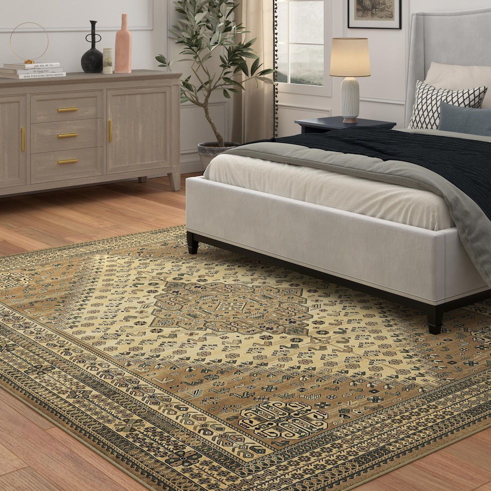 gold rug   