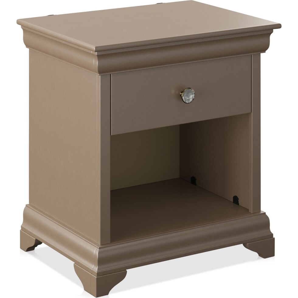 golda dark brown nightstand   