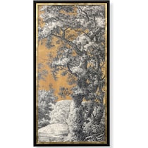 golden black gold wall art   