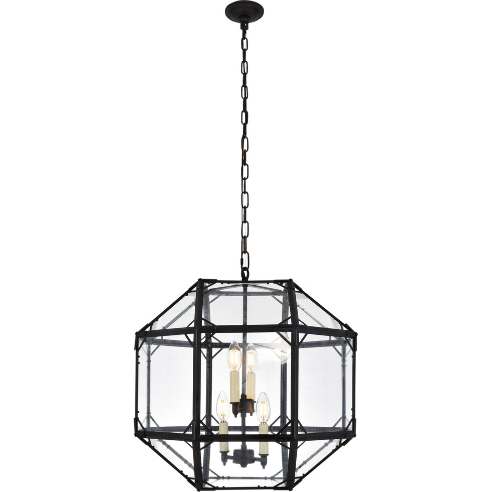 gordon black chandelier   