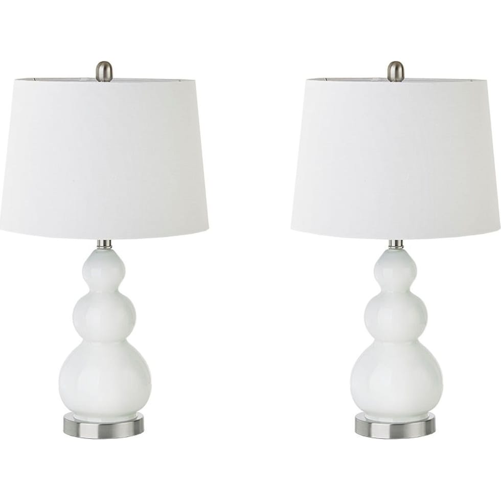 gordon white table lamp   