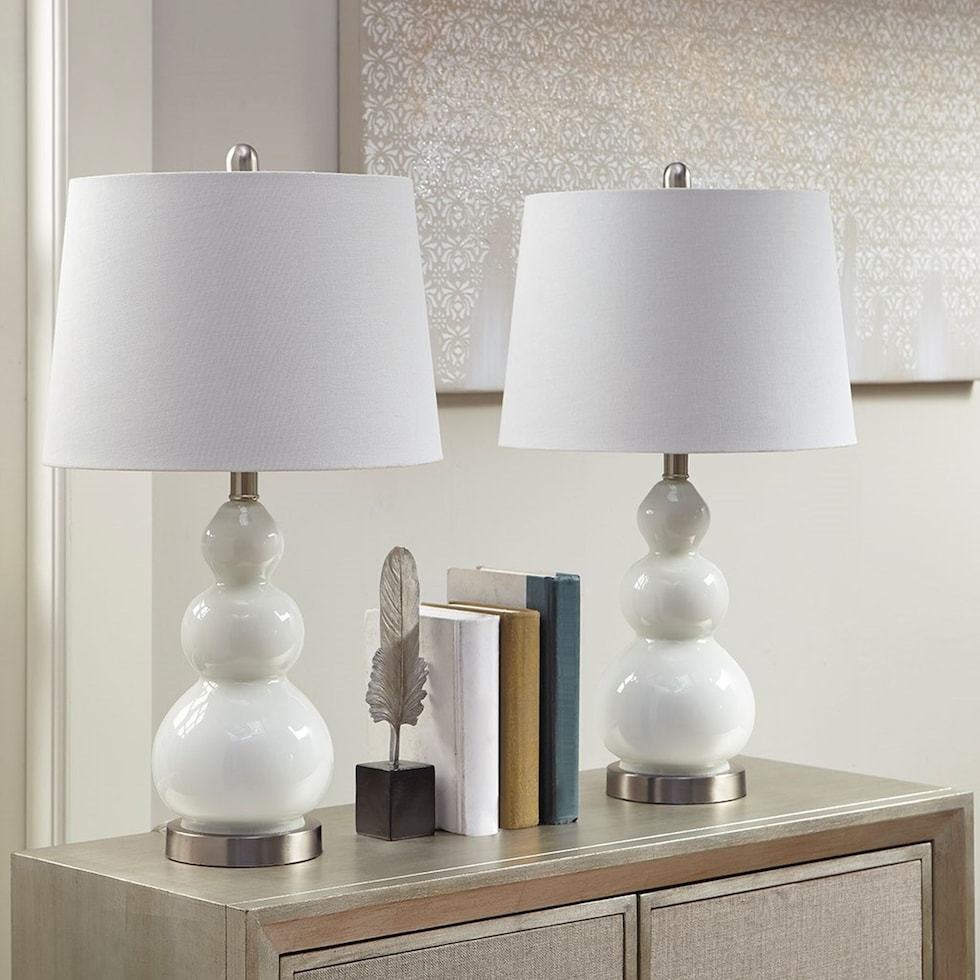 gordon white table lamp   