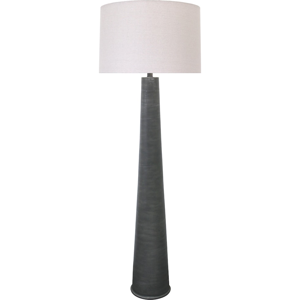 gotham black floor lamp   