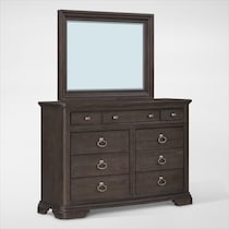 grace bedroom dark brown  pc king bedroom   