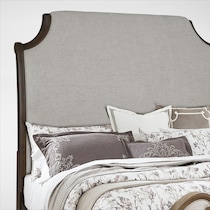 grace bedroom dark brown  pc king bedroom   