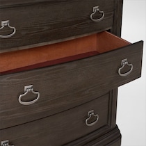 grace bedroom dark brown  pc king bedroom   