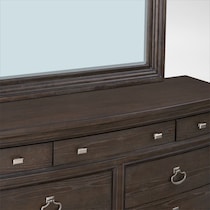 grace bedroom dark brown  pc king bedroom   