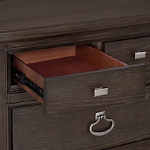 grace bedroom dark brown  pc king bedroom   