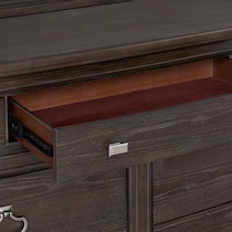 grace bedroom dark brown  pc king bedroom   