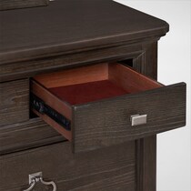 grace bedroom dark brown  pc king bedroom   