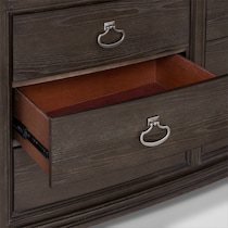 grace bedroom dark brown  pc king bedroom   