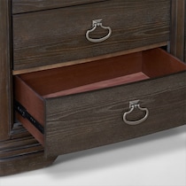grace bedroom dark brown  pc king bedroom   