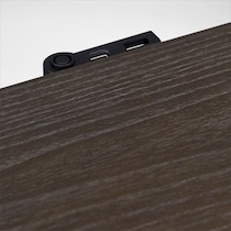 grace bedroom dark brown  pc queen bedroom   