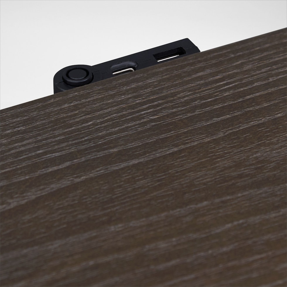 grace bedroom dark brown  pc queen bedroom   