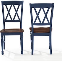 gracie blue dining chair   