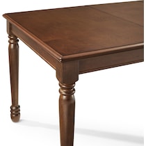 gracie brown dining table   