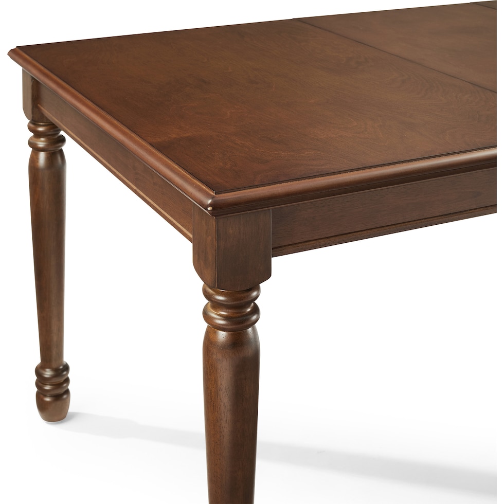 gracie brown dining table   