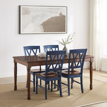 Gracie Dining Table and 4 Chairs