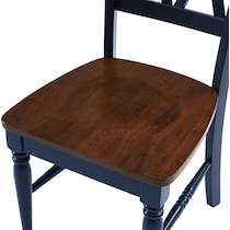 gracie brown navy  pc dining room   