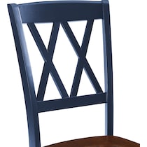 gracie brown navy  pc dining room   