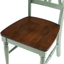 gracie brown teal  pc dining room   