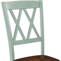 gracie brown teal  pc dining room   