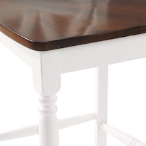 gracie white bar stool   