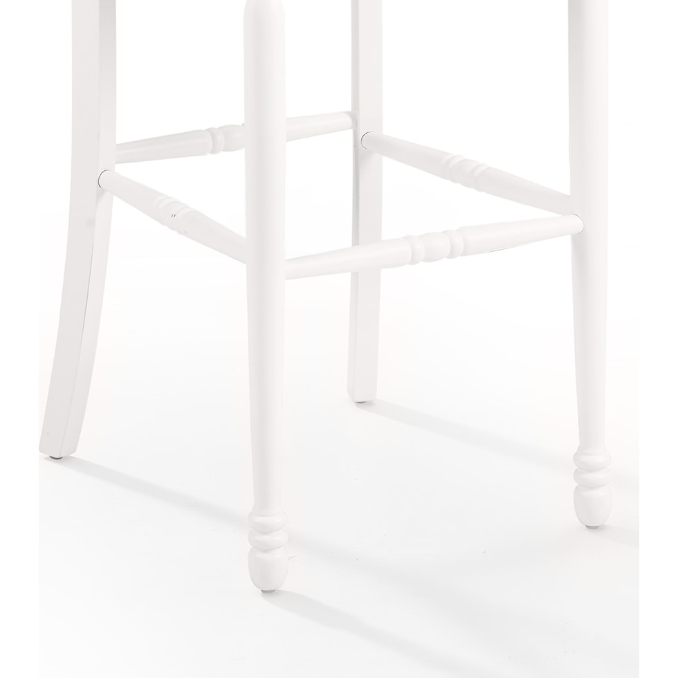 gracie white bar stool   