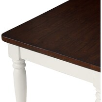 gracie white dining bench   
