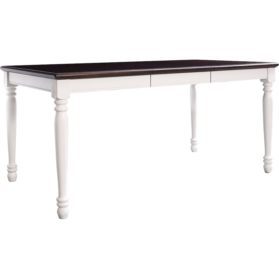 gracie white dining table   