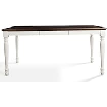 gracie white dining table   