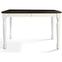 gracie white dining table   