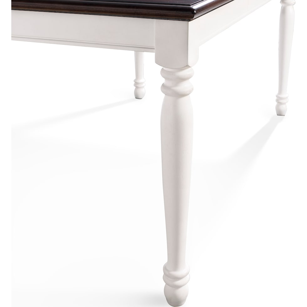 gracie white dining table   