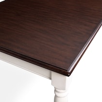 gracie white dining table   