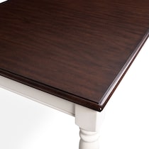 gracie white dining table   