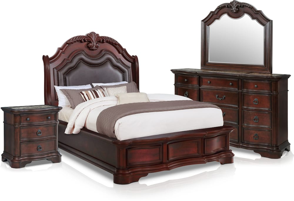 Gramercy Park 5 Piece Bedroom Set With, How Much Should You Pay For A Bedroom Set