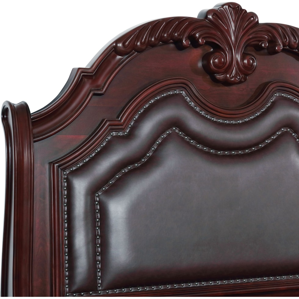 gramercy park dark brown  pc queen bedroom   