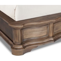gramercy park light brown  pc king bedroom   