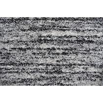 granada black and silver rug   