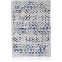 granada blue and white area rug ' x '   