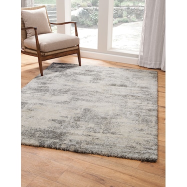 Granada Area Rug - Ivory and Gray