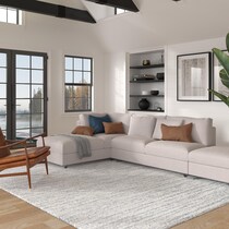 granada ivory gray rug   