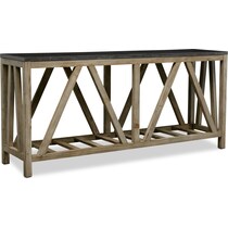 grandin light brown sofa table   