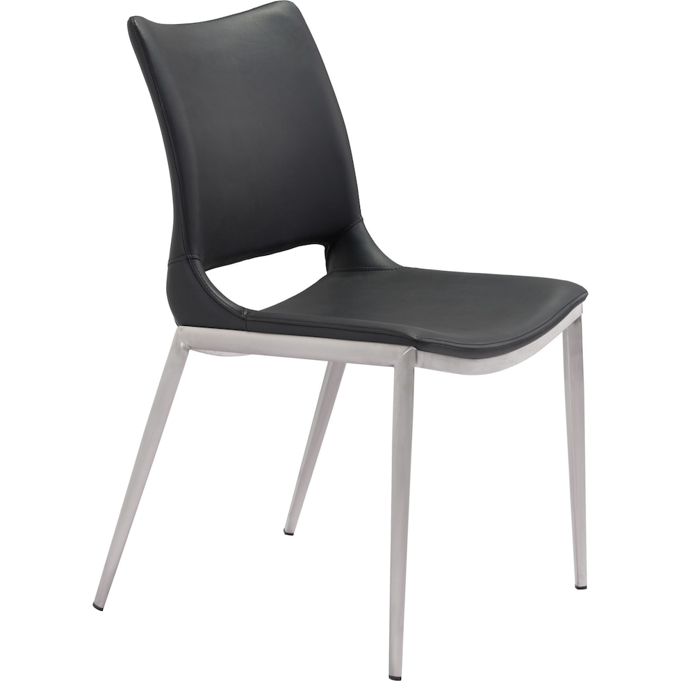 granger black dining chair   