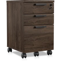 granger dark brown file cabinet   