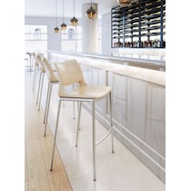 granger pink bar stool   