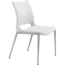 granger white dining chair   