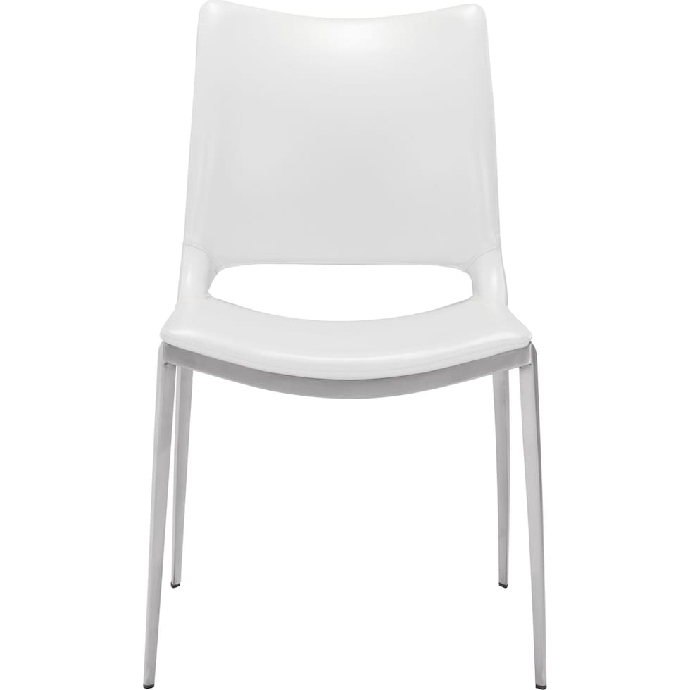 granger white dining chair   